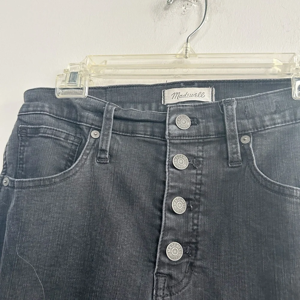 Madewell 10” high rise skinny button fly jeans 29‎